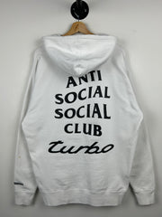 Anti Social Social Club Neighborhood Turbo White Hoodie