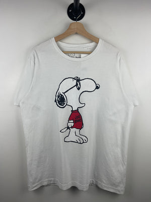 Kaws Peanuts Joe Kaws Yawn White Tee