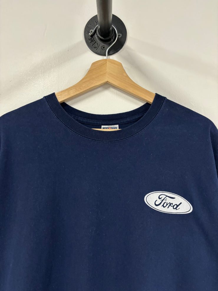 Vintage Ford Built Tough Navy Tee