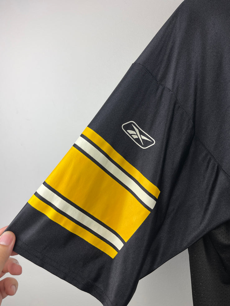 Vintage NFL Reebok Pittsburgh Steelers Polamalu Black Football Jersey