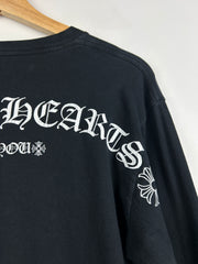 Chrome Hearts Script F*ck You Black Long Sleeve