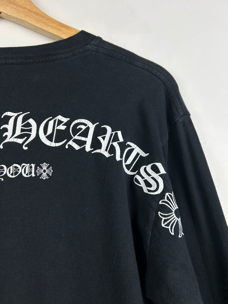 Chrome Hearts Script F*ck You Black Long Sleeve