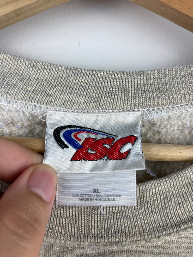 Vintage 90s Nascar Daytona International Speedway Grey Crewneck