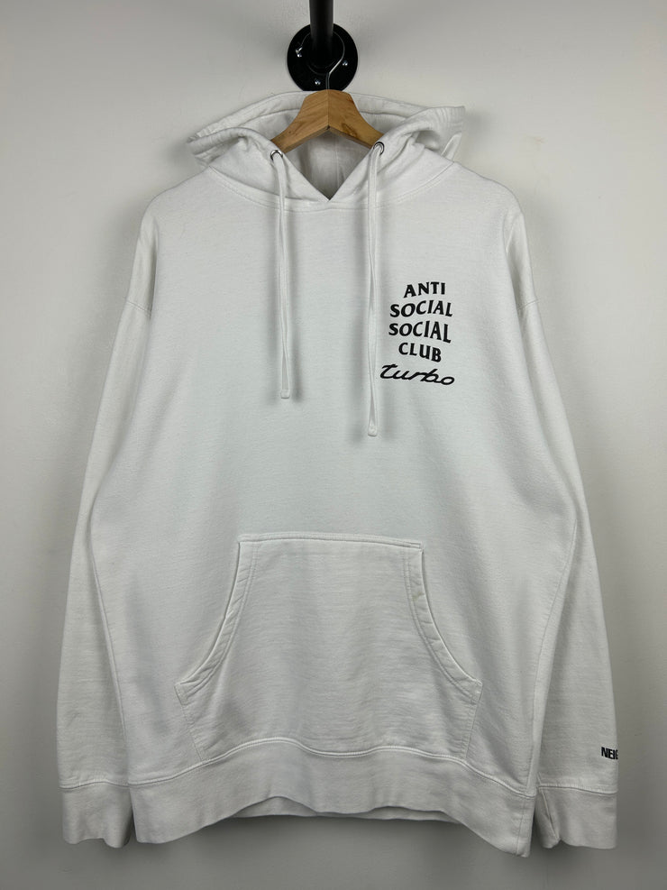 Anti Social Social Club Neighborhood Turbo White Hoodie