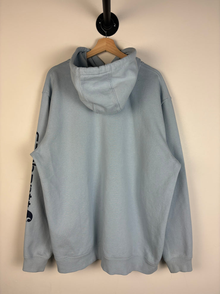 Vintage Y2K Carhartt Baby Blue Hoodie