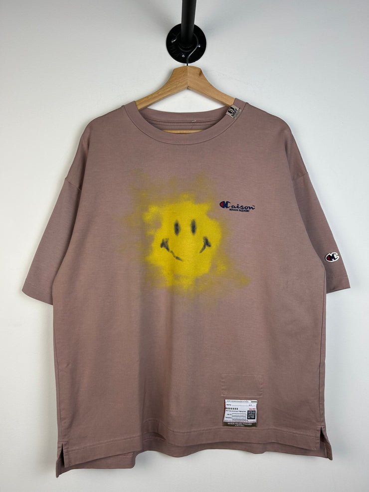 Maison Mihara Yasuhiro Smily Pink Tee