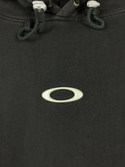 Vintage 90s Oakley Software Spellout Black Hoodie