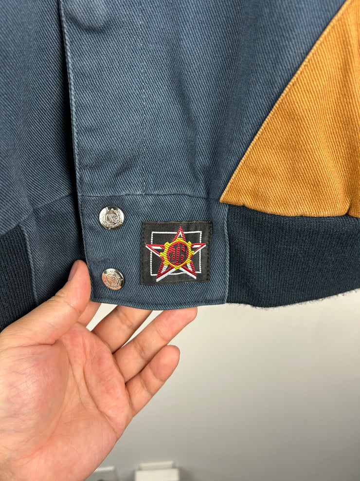 Vintage Nascar Jeff Hamilton M&M Navy Racing Jacket