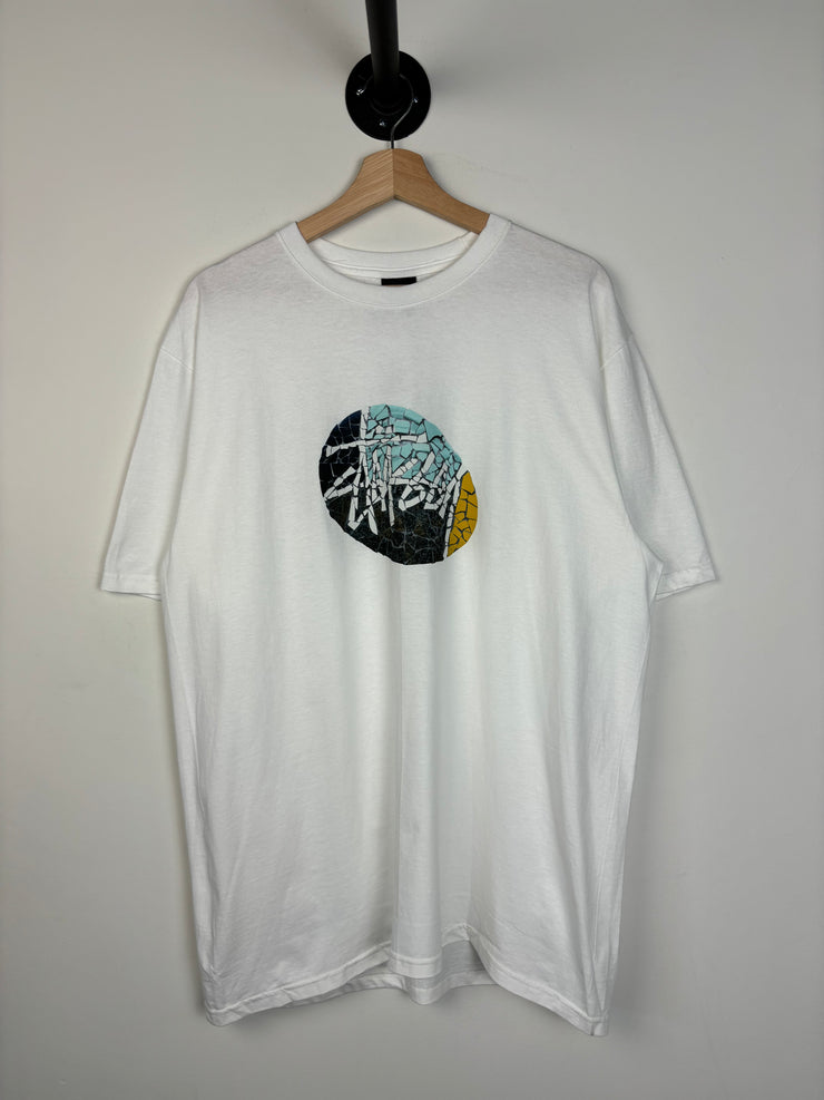 Stussy Mosaic White Tee