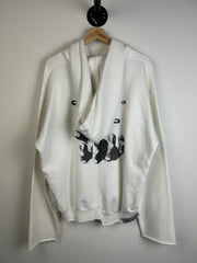 Off White Pills Print White Hoodie