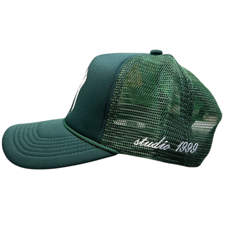 Studio 1999 NY Green Trucker Hat
