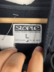 Staple Pigeon Embroidered Black Hoodie
