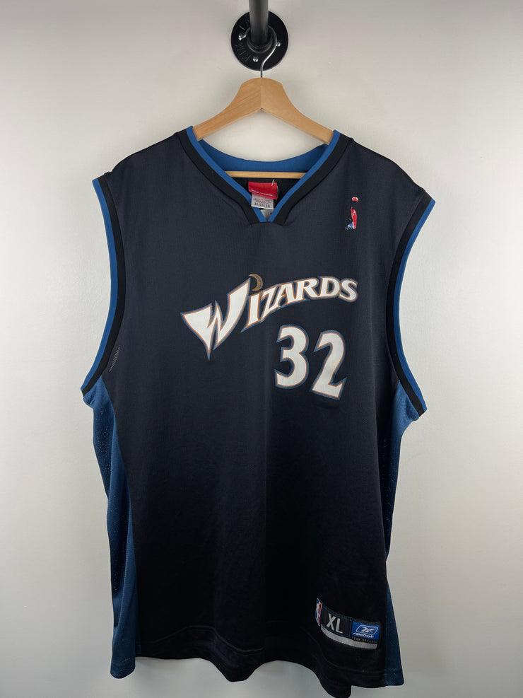 Vintage NBA Reebok Washington Wizards Hamilton Black Basketball Jersey