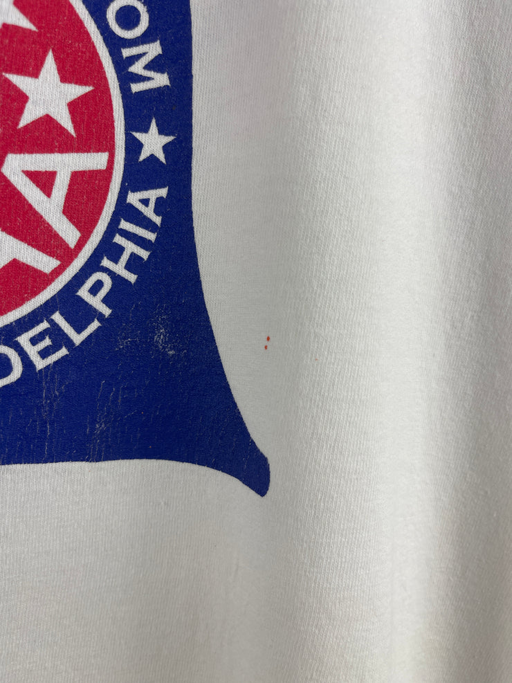 Vintage 2007 Adidas Soccer Philadelphia NSCAA White Tee