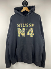 Stussy N4 Black Hoodie