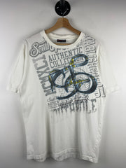 Vintage Y2K South Pole Embroidered White Tee