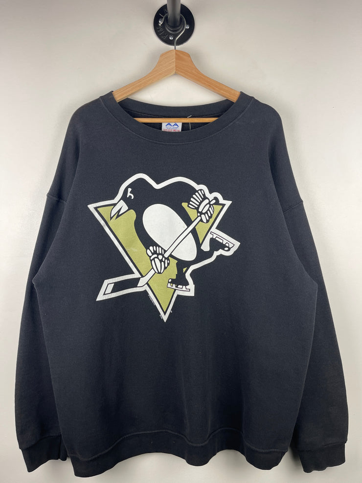 Vintage NHL Pittsburgh Penguins Black Crewneck