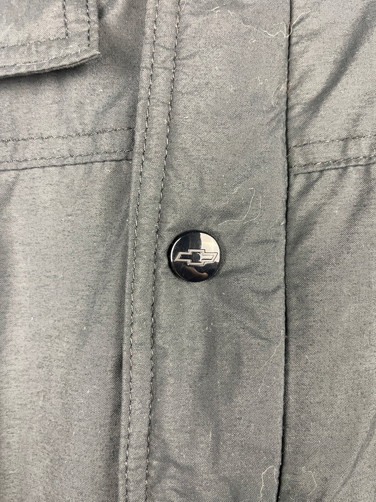 Vintage 90s Chevrolet Black Insulated Bomber Jacket