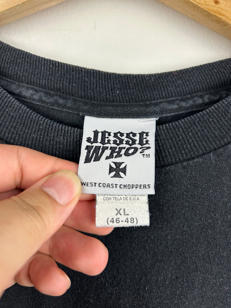 Vintage West Coast Choppers Long Beach Orange & Black Tee