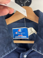 Vintage 80s Champion Notre Dame Corduroy Bomber Jacket