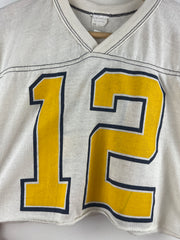 Vintage Women's True Vintage White Cropped Football Jersey