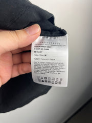 Moncler Neck Logo Collar Black Tee