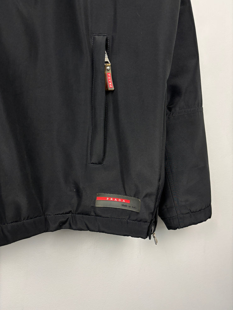 Prada Insulated Fleece Lined Black Jacket