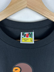 Bape Baby Milo Ape Head Black & Blue Tee