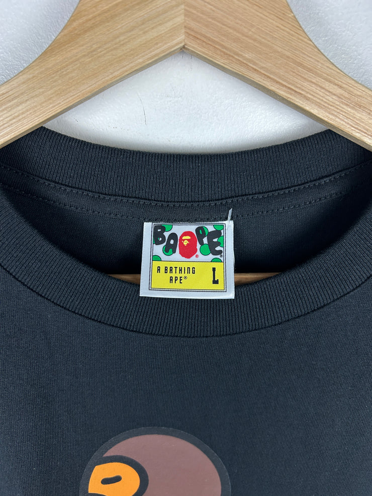 Bape Baby Milo Ape Head Black & Blue Tee