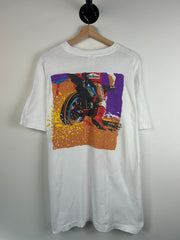 Vintage 90's Marlboro Dirt Bike White Tee