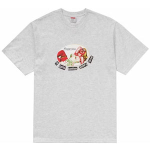 Supreme SS19 It Gets Better Every Time Ash Grey Tee