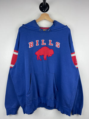 Vintage NFL Buffalo Bills Embroidered Blue & Red Hoodie