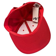 Vintage 90s NHL Montreal Canadiens Plain Logo Red Snapback Hat
