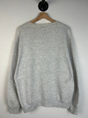 Vintage 90's Russell Syracuse Spellout Grey Crewneck