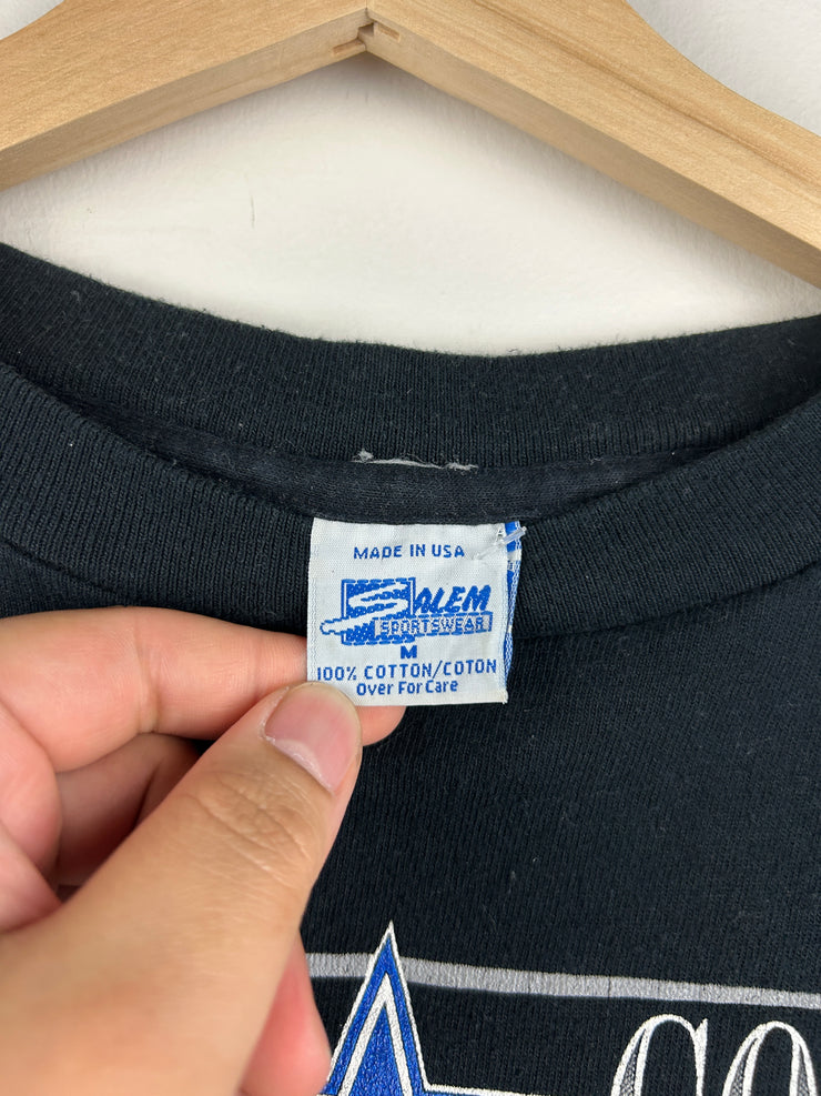Vintage 90s NFL Salem Dallas Cowboys Champions Ring Black Tee