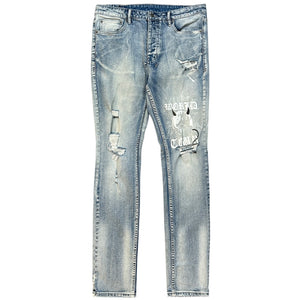 Ksubi Chitch Punk Devil Blue Denim Jeans