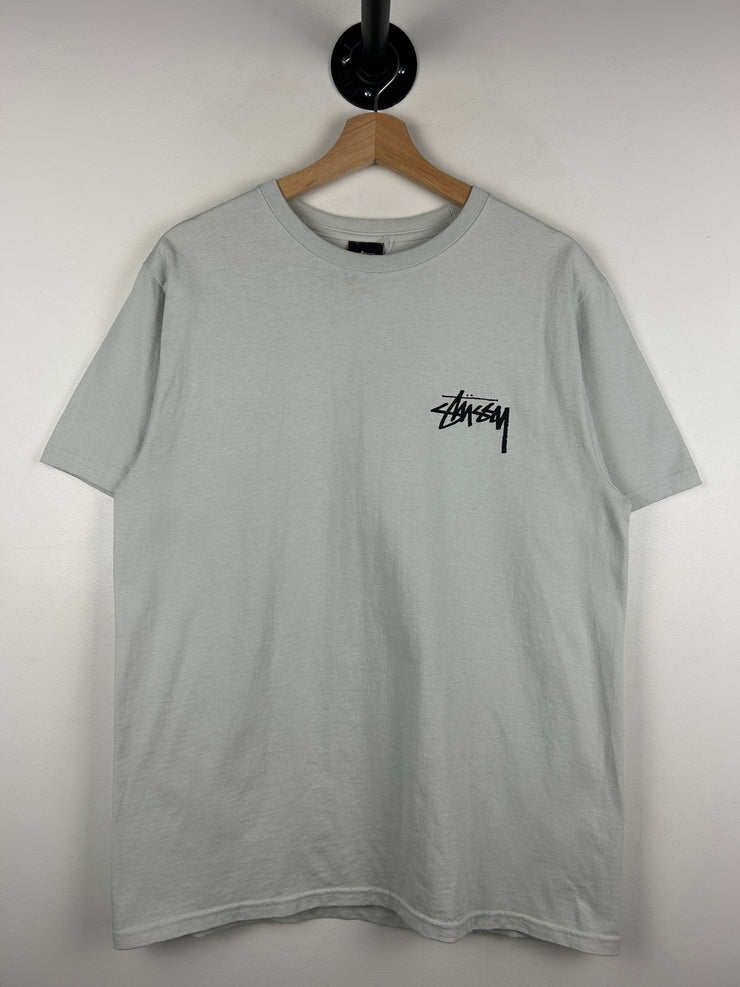 Stussy 8 Ball Cherries Fog Grey Tee