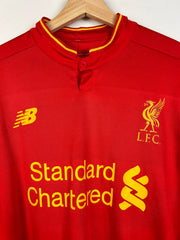 Vintage New Balance Liverpool Coutinho Red Long Sleeve Soccer Jersey