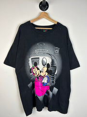 Vintage 90's Mickey & Minnie Dancing Black Tee