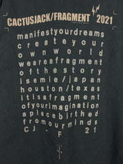 Travis Scott Cactus Jack Fragment Black Tee