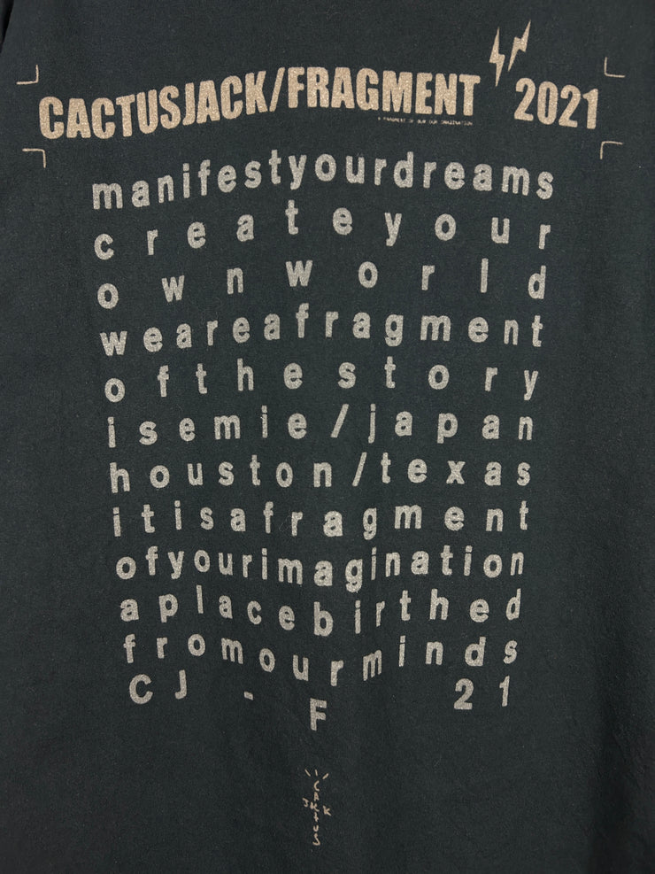 Travis Scott Cactus Jack Fragment Black Tee