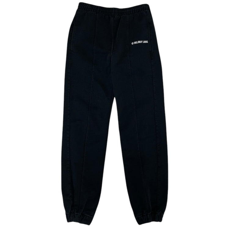 Helmut Lang Core Embroidered Black Sweatpants
