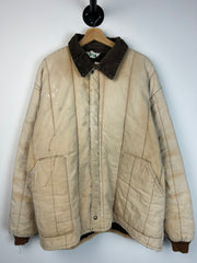 Vintage 80's Key Chore Tan Jacket