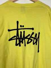 Stussy Basic Stock Yellow Tee