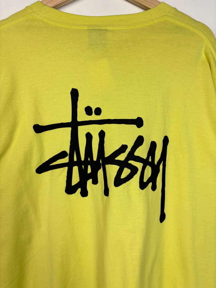 Stussy Basic Stock Yellow Tee