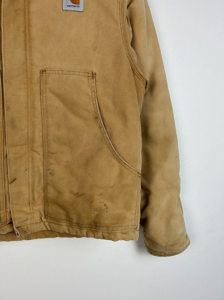 Vintage Carhartt Arctic Beige Cropped Jacket