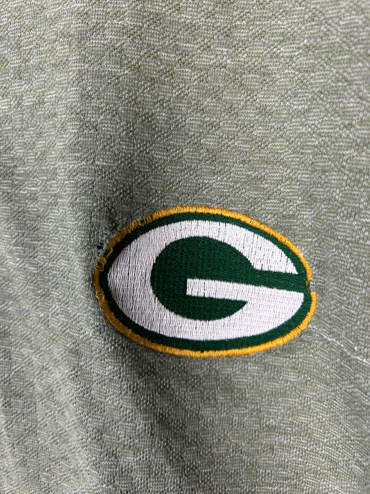 Vintage 90s NFL Starter Green Bay Packers Green Polo Shirt