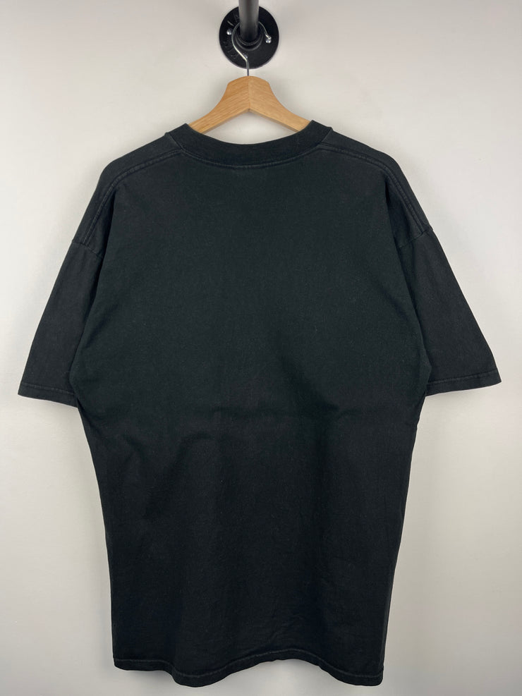 Vintage 90s NFL Atlanta Falcons Real Football Black Tee