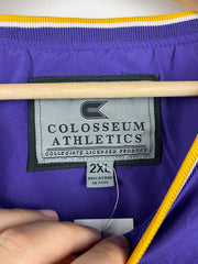 Vintage Colosseum Athletics LSU Tigers Purple Pullover Windbreaker