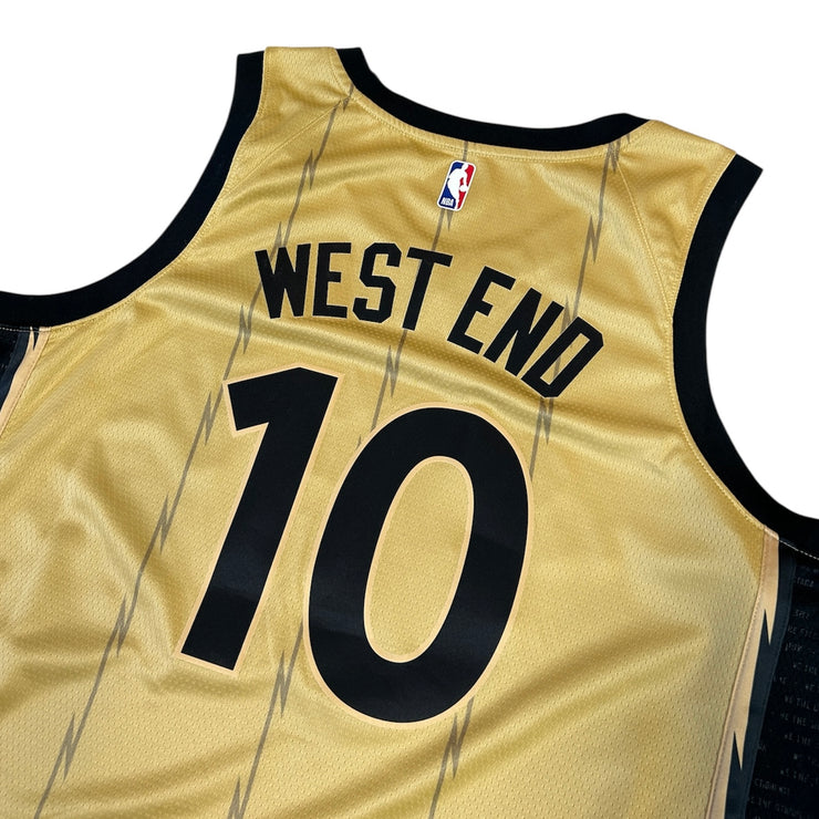 OVO NBA Toronto Raptors City Edition West End Gold Basketball Jersey